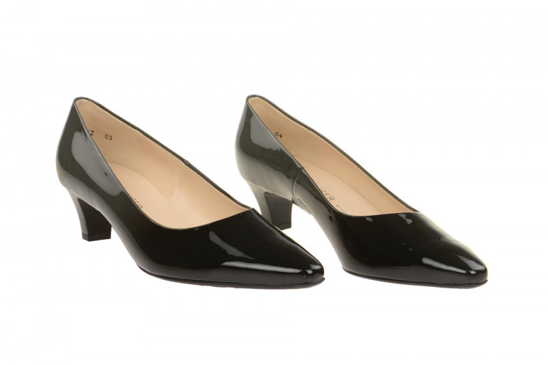 Peter Kaiser Eileen Pumps schwarz grau Lack