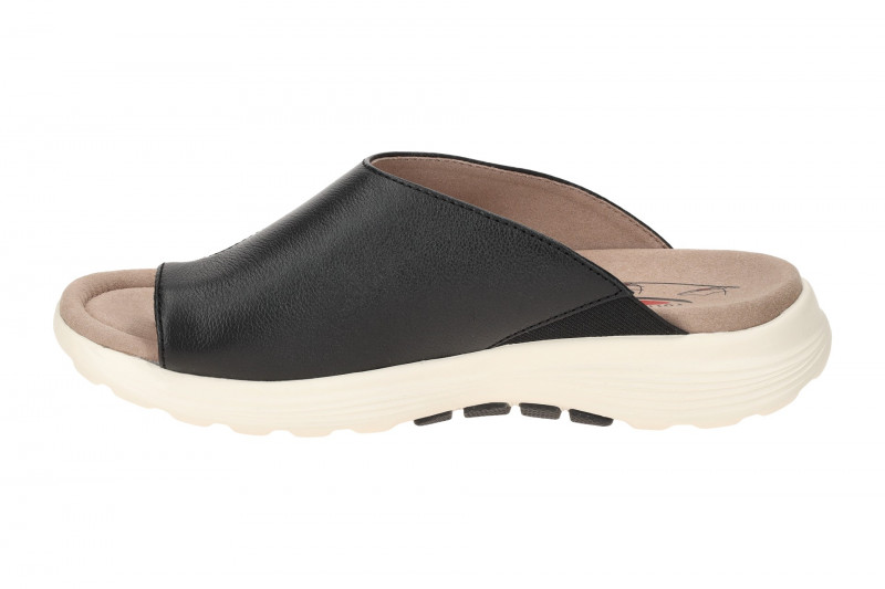 Gabor RollingSoft Pantolette schwarz Glattleder 86.812.67