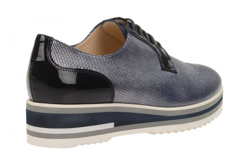 Peter Kaiser Emilie Schuhe blau silber Lack