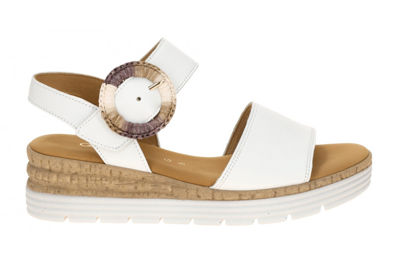 Gabor Keil Sandale weiß Glattleder 82.706.50
