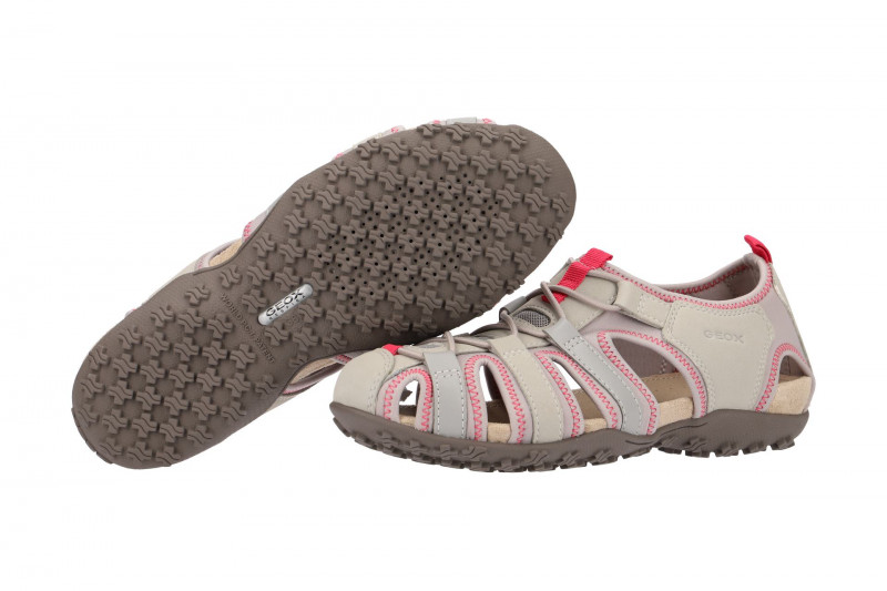 Geox Sandale Strel grau pink D7125U
