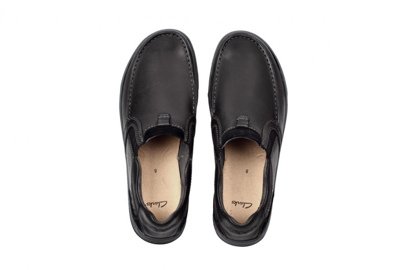 Clarks Schuhe Reeder Step in schwarz Slipper 20356947