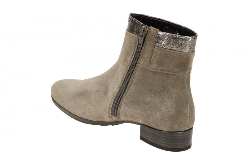 Gabor comfort Stiefelette grau Velour H-Weite 32.713.30
