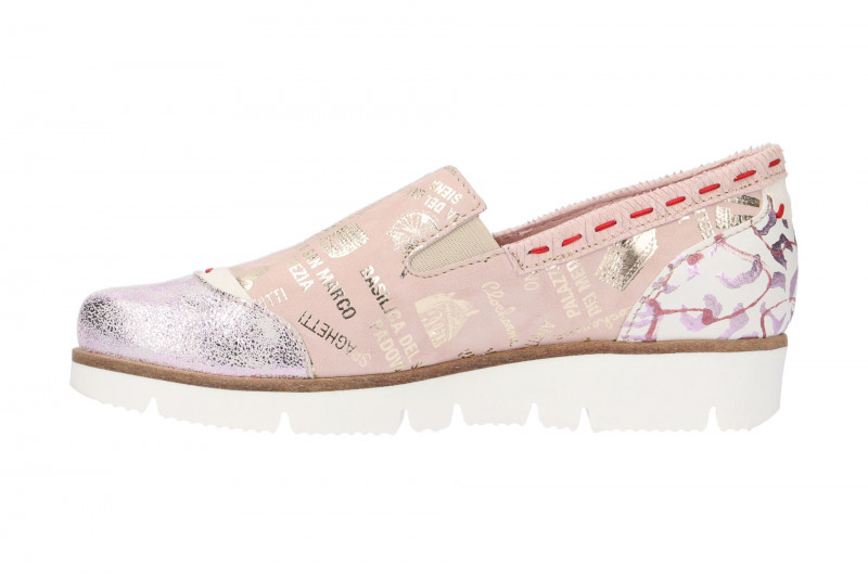 Charme Schuhe Slipper rosa kombi 6001P