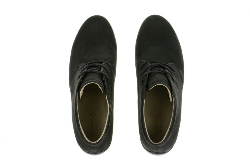 Ecco Sculptured Stiefelette schwarz Nubuck