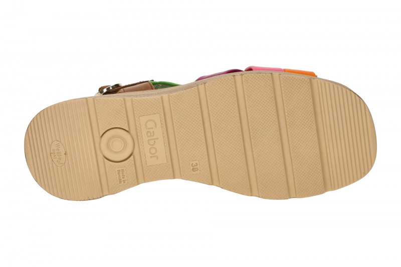 Gabor Comfort Plateau Sandalen bunt Nappa 42.872.25