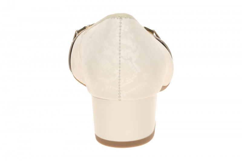 ARA Nizza Pumps creme weiß Schlange H-Weite 12-35832