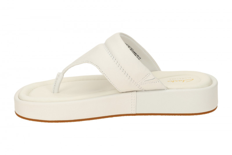 Clarks Alda Walk Pantolette weiß Plateau 26176262