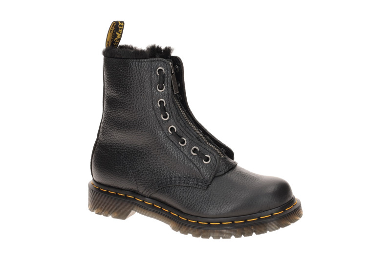 Dr. Martens 1460 Serena Zip Stiefel schwarz Warmfutter