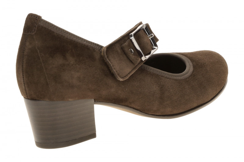 Gabor Comfort Spangen Pumps braun mocca H-Weite 3013