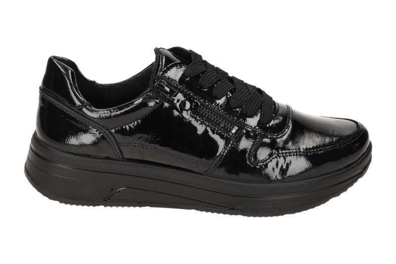 ARA Sapporo 3 Schuhe Sneaker schwarz Lack 1227540