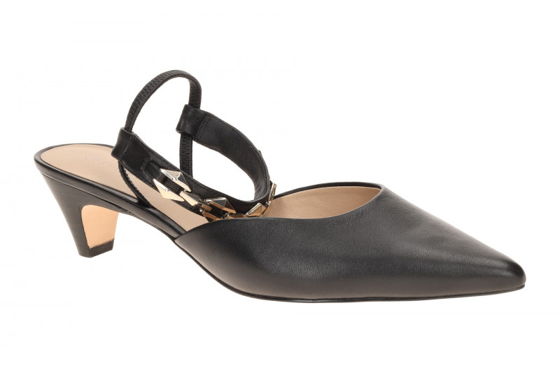 Peter Kaiser Sling Pumps schwarz Kitten Heel 79505