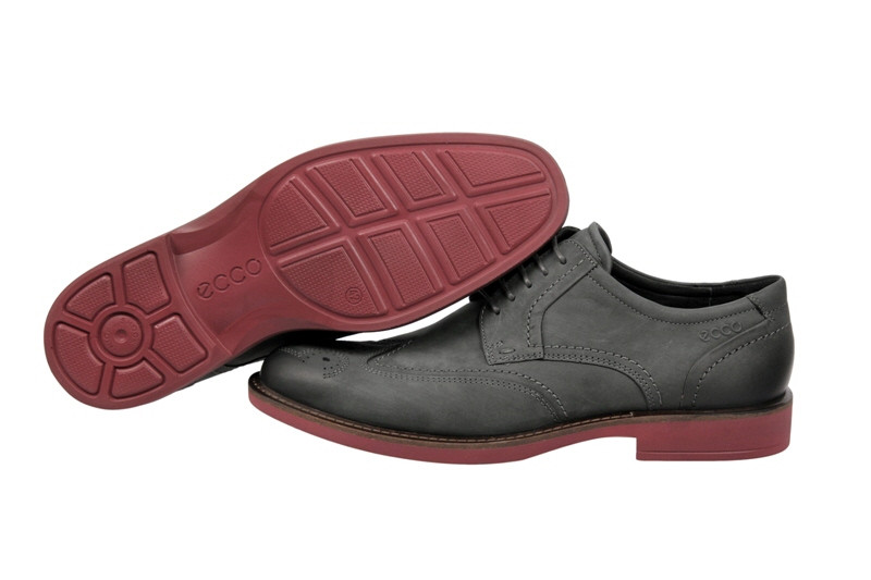 Ecco Biarritz Schuhe dunkelgrau Nubuk