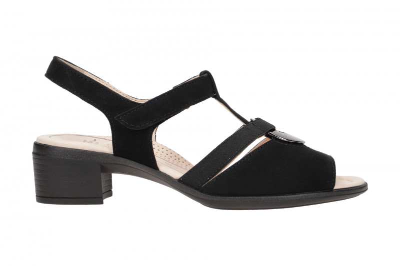 ara Lugano Sandalette schwarz Highsoft 12-35730