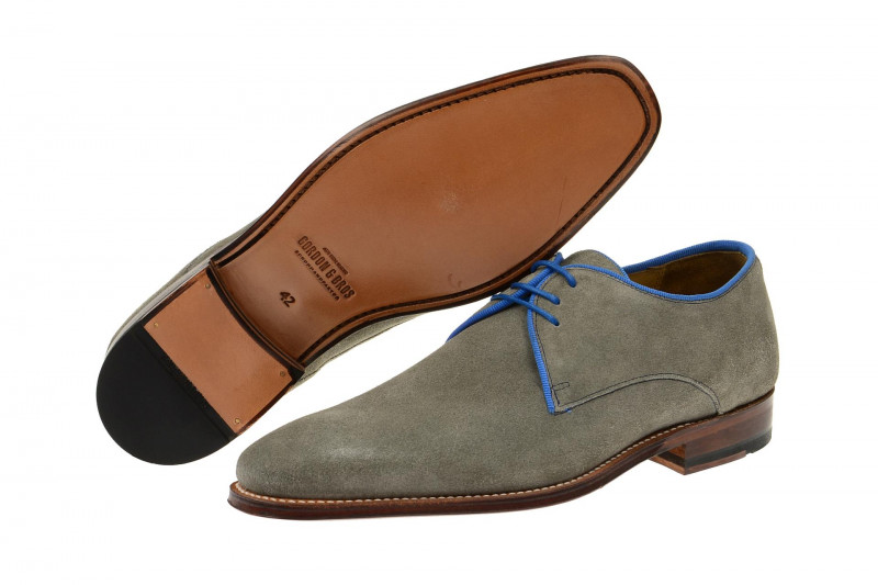 Gordon & Bros Schuhe Gregory grau Velour - 4808
