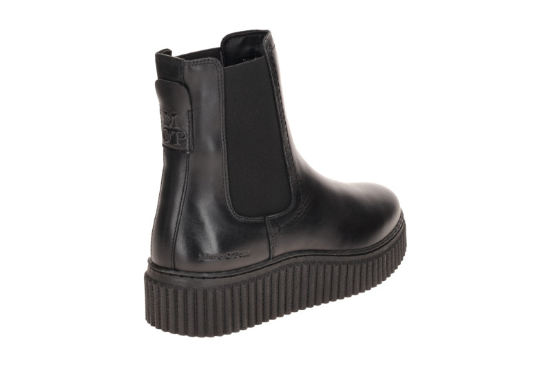 Marc O´Polo Bianca Chelsea Stiefelette schwarz Plateau 15262