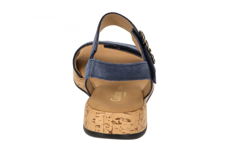 Gabor Rhodos Sandale blau Klett 82.734.36