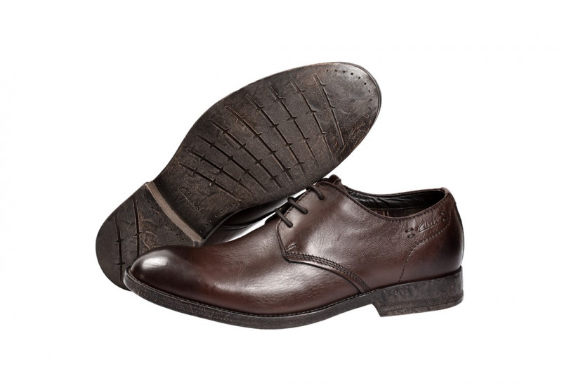 Clarks Goby Walk Schuhe in dunkelbraun 20355032