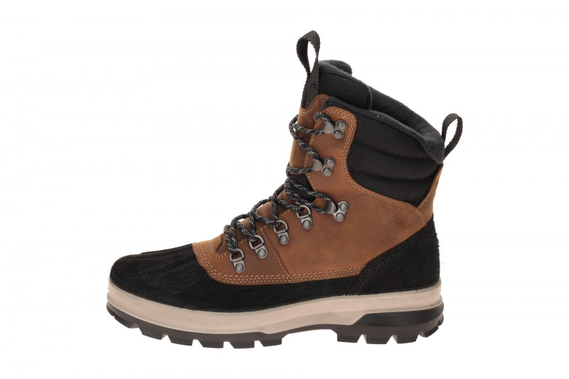 Ecco Rugged Track Stiefel Boots braun schwarz wasserdicht Outdoor 838204