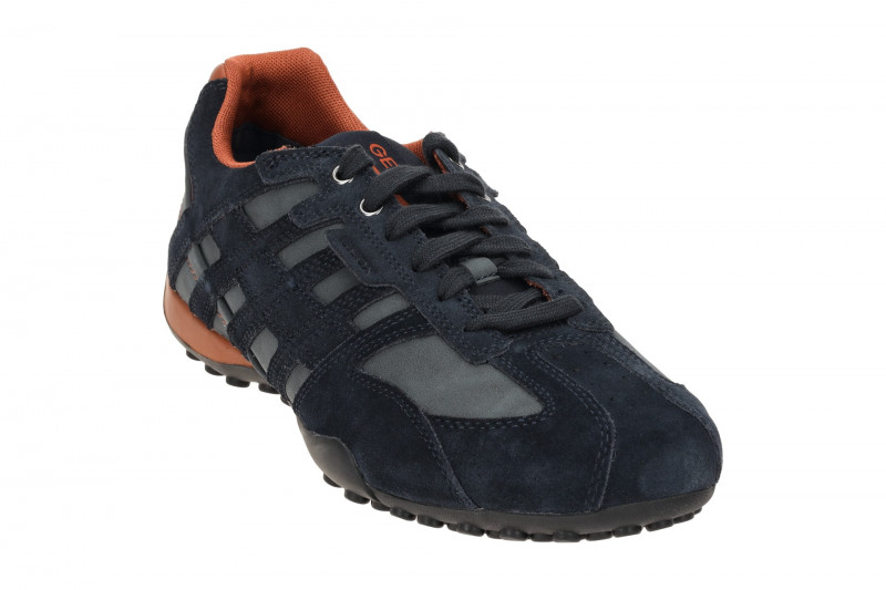 Geox Snake Schuhe Sneakers blau orange U4507A