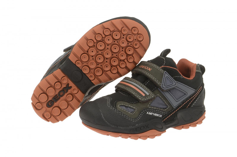 Geox Respira Jungen Schuhe Savage ABX in schwarz Amphibiox