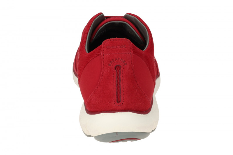 Geox Nebula Schuhe Sneakers rot weiß U52D7B