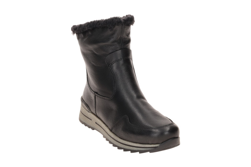 ARA Osaka Winter Schlupf Stiefel schwarz H-Weite 12-24591