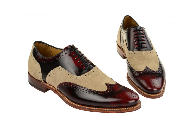 Gordon & Bros Schuhe Fabien rot beige 3859-C