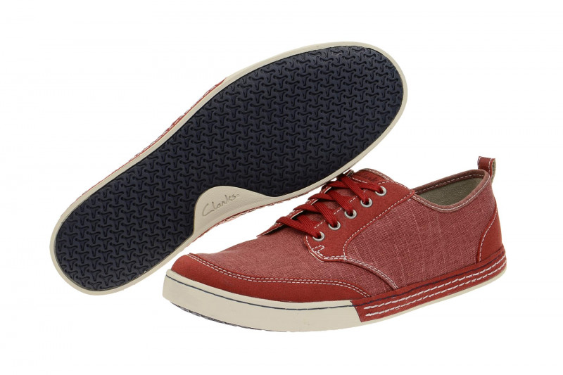 Clarks Slaten Edge Schuhe rot 26106118 7