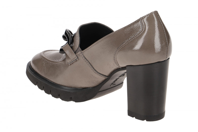 Paul Green Schuhe Hochfront-Pumps grau fango Lack 3794