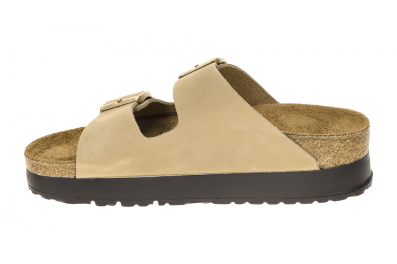 Birkenstock papillio Arizona Flex Pantolette beige sand Schmal 1028379