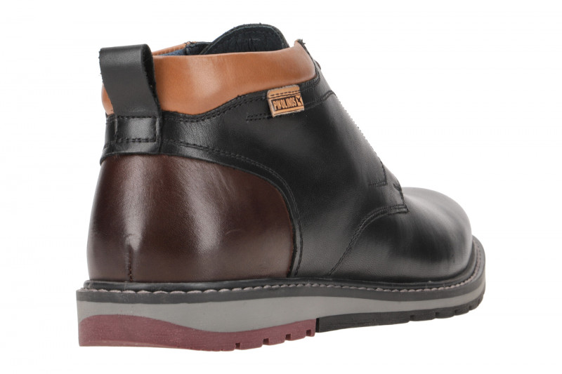Pikolinos Berna Herren Stiefelette schwarz tan M8J-8181