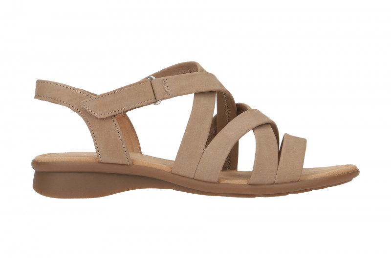 Gabor comfort Sandale grau braun Nubuck 66.066.31