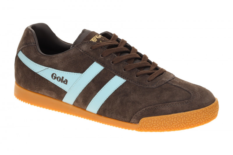 Gola Harrier Schuhe Sneakers braun blau Herren CMA192