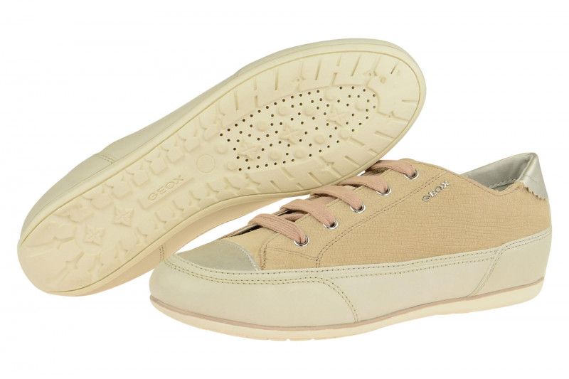 Geox Moena Schuhe weiß rosa D5260D