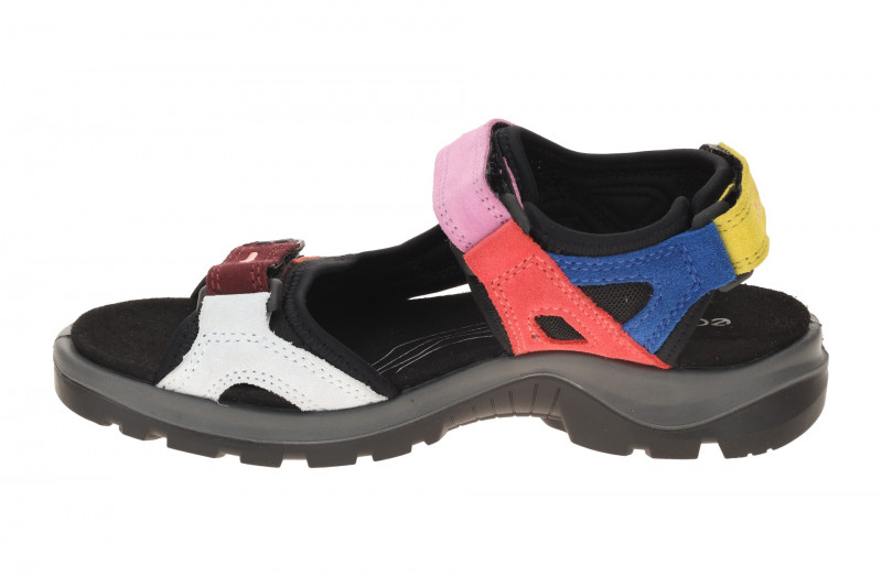 Ecco Offroad Damen Sandale schwarz bunt 069563
