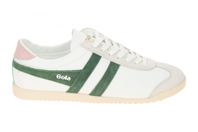 Gola Bullet Pure Damen Sneakers Schuhe weiß grün CLA366