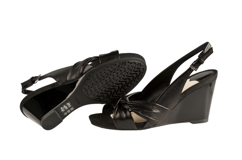 Geox D01N7B Nicole Schuhe schwarz Sandalette