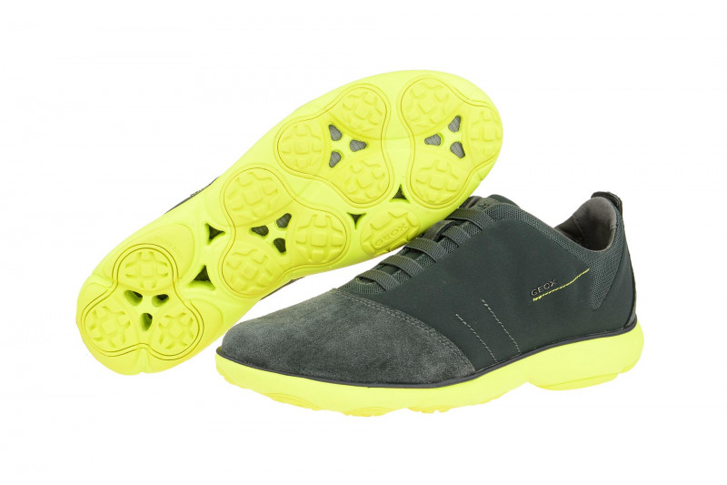 Geox Nebula Schuhe grau Sohle gelb