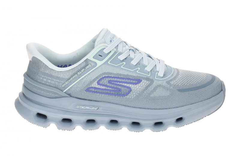 Skechers Go Run Glide Schuhe blau slate Damen Sport Slip-Ins 129800