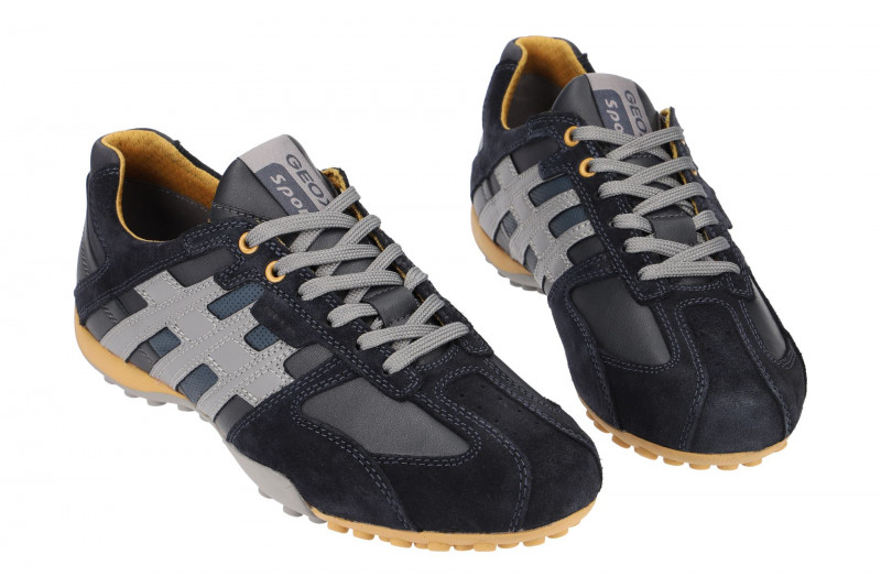 Geox Snake Schuhe blau gelb U4207K