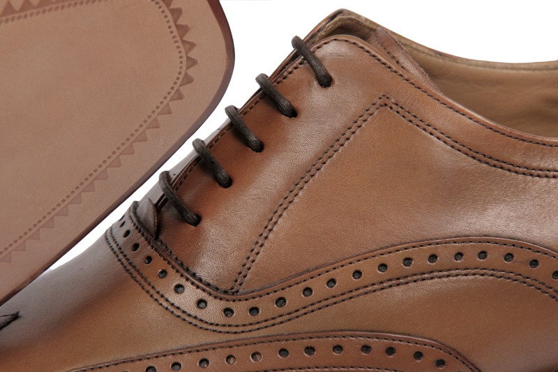 Gordon & Bros. 2321 tan hellbraun rahmengenähte Schuhe