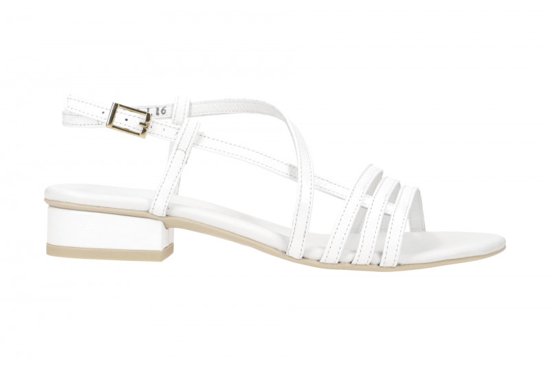 Paul Green Sandalette weiß Lack 7621