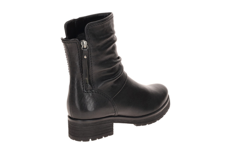 Gabor Fashion Stiefelette schwarz Biker Stil 8028.01.001