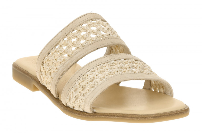 Paul Green Pantolette beige natur geflochten 6185