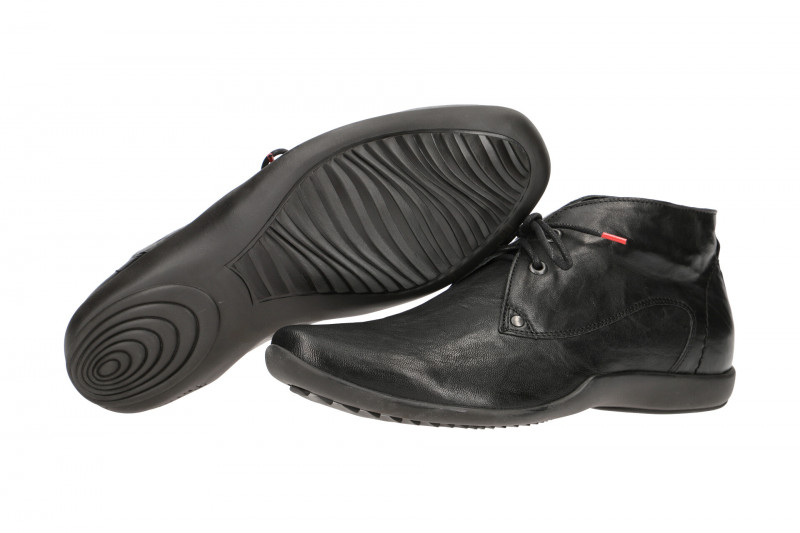 Think Stone Schnür Stiefelette schwarz