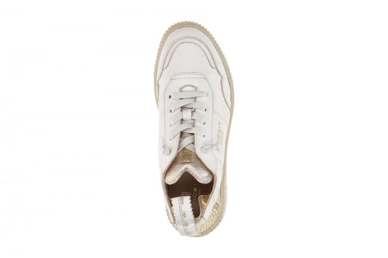 CRICKIT Oakli Stretch Sneaker weiß gold
