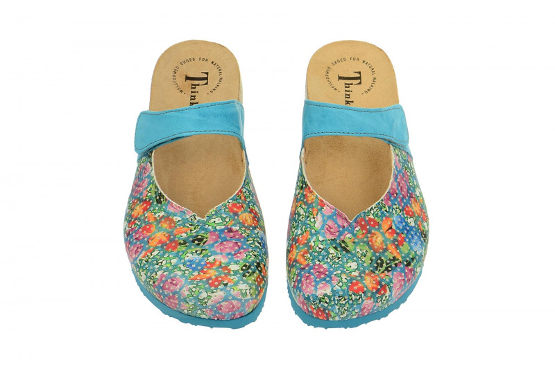 Think Julia Pantolette blau multi Clogs 4-84345-79