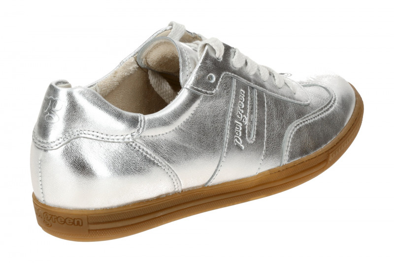 Paul Green Sneaker Schuhe silber metallic 5350