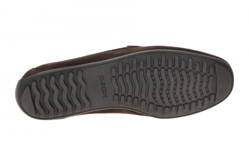 Geox Istria Mokassin Schuhe dunkelbraun U653KC